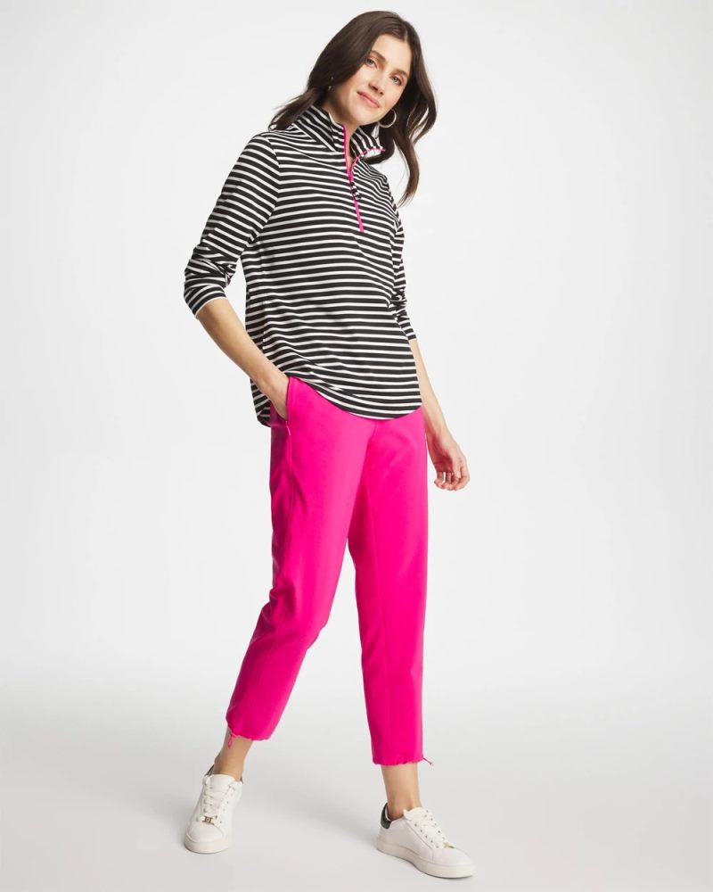 Chicos Zenergy® UPF Bungee Crop Pant - EUROPA PINK