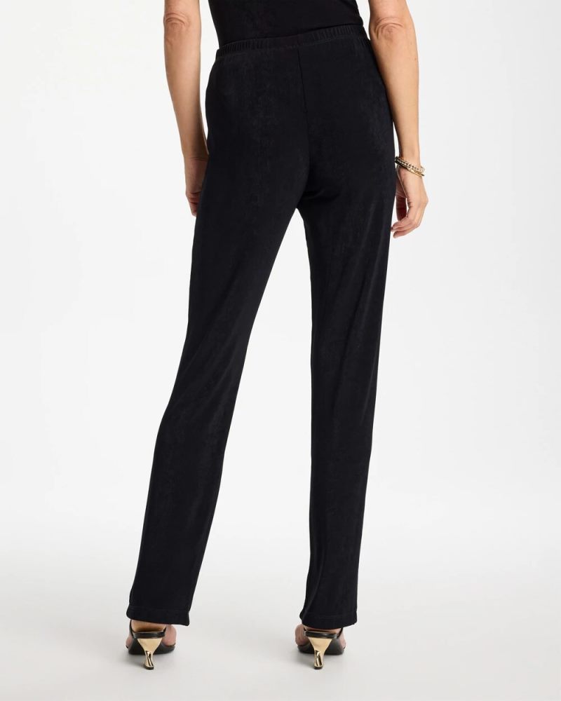 Chicos Travelers™ Classic No Tummy Pants - BLACK