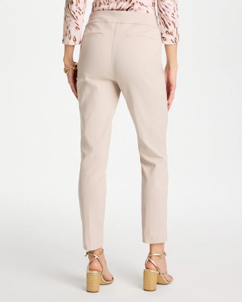 Chicos Brigitte™ Slim Pull-On Ankle Pants - SMOKEY TAUPE