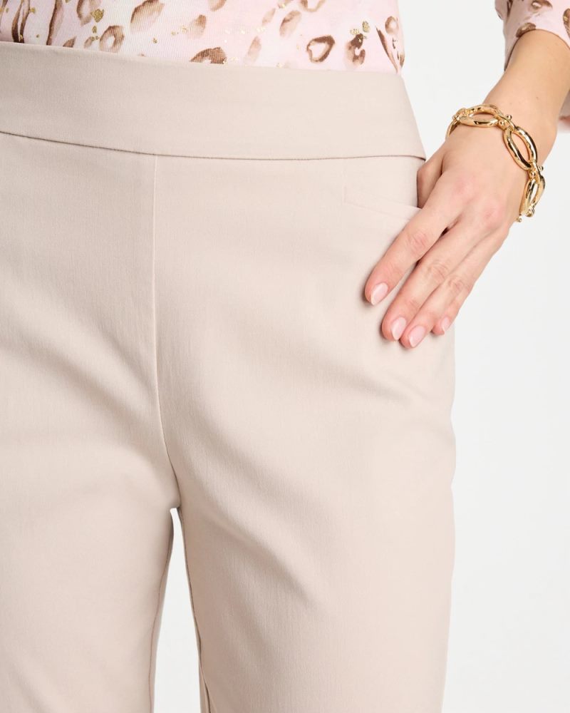 Chicos Brigitte™ Slim Pull-On Ankle Pants - SMOKEY TAUPE