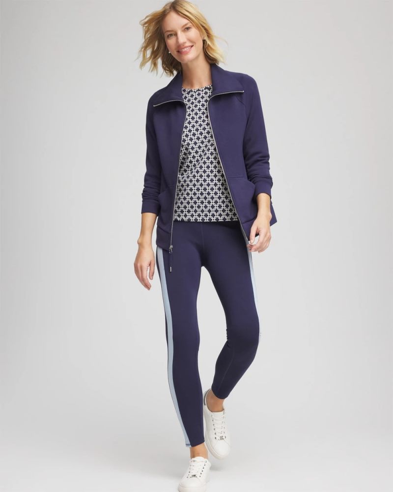Chicos Zenergy® Soft Long Jacket - PASSPORT BLUE