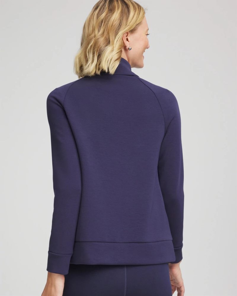 Chicos Zenergy® Soft Long Jacket - PASSPORT BLUE
