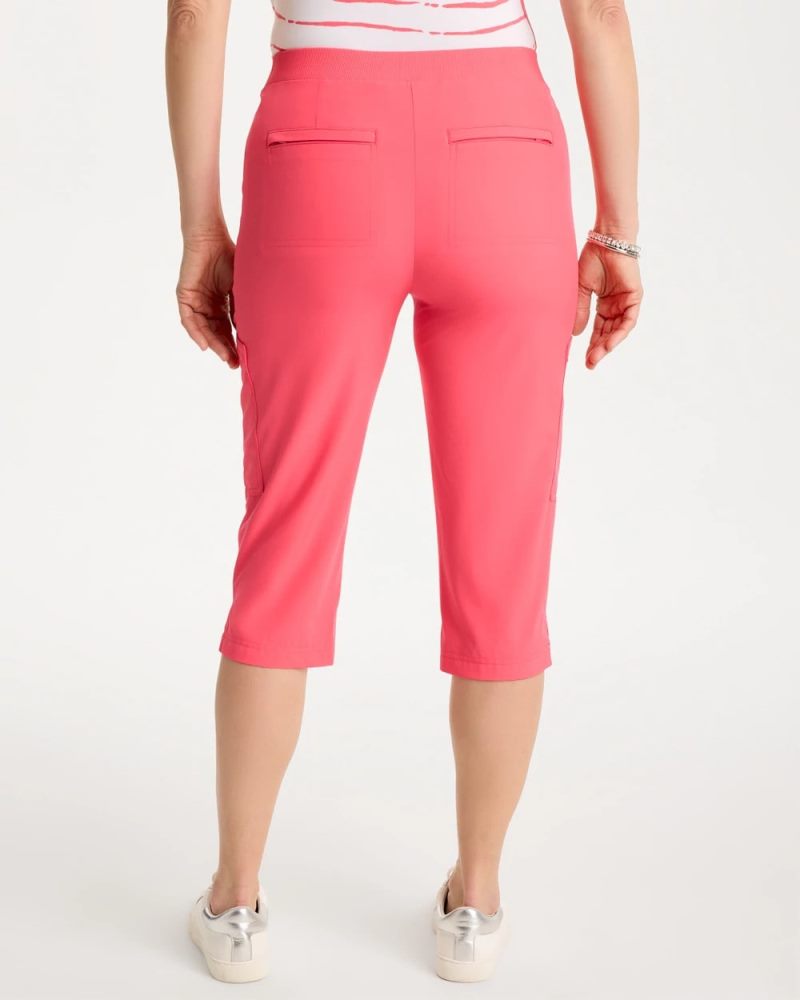 Chicos Zenergy® UPF Pedal Pusher Pants - CALYPSO CORAL