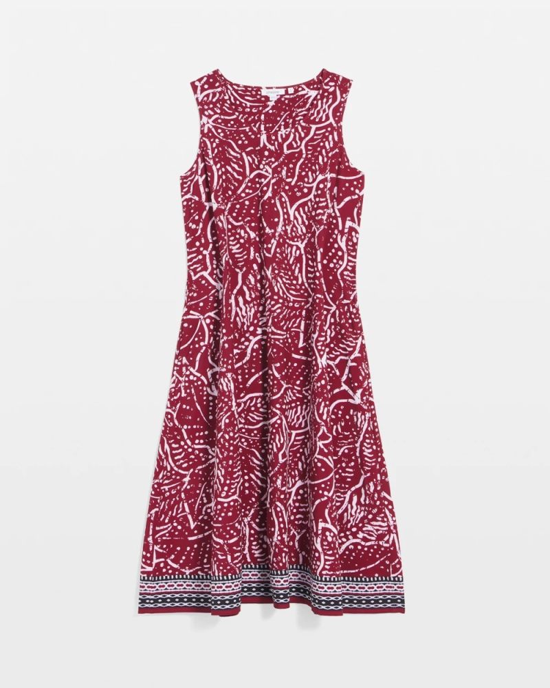 Chicos Zenergy® UPF Printed Midi Sports Dress - RUSSET RED