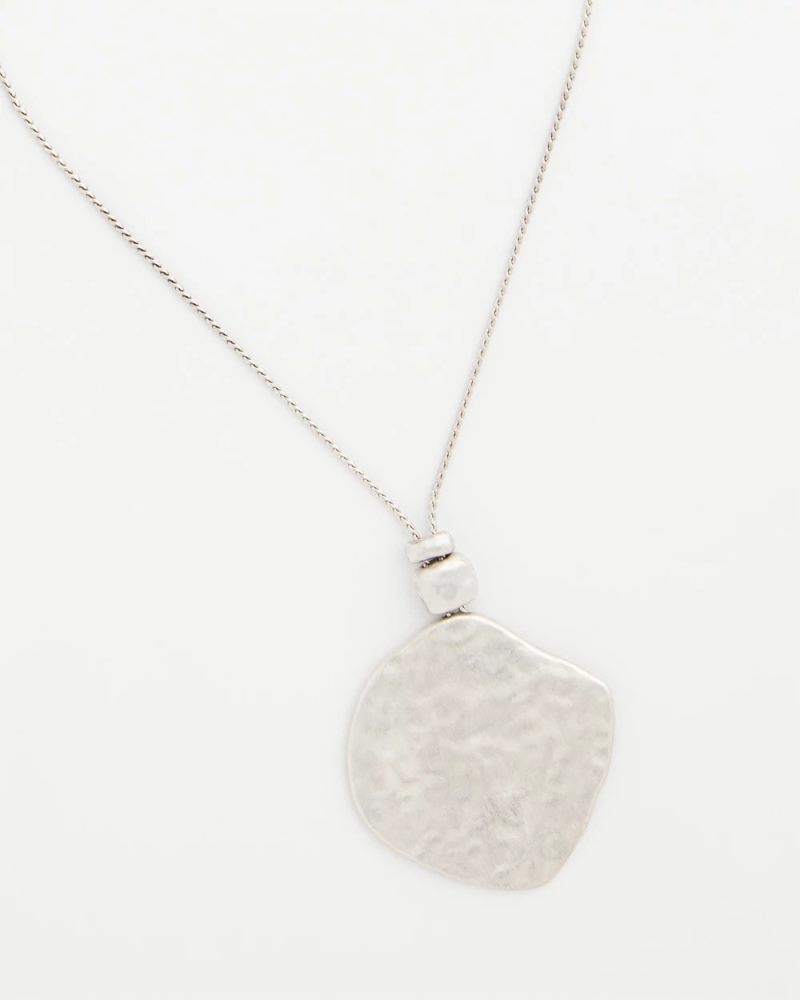 Chicos Short Silver Pendant - SILVER