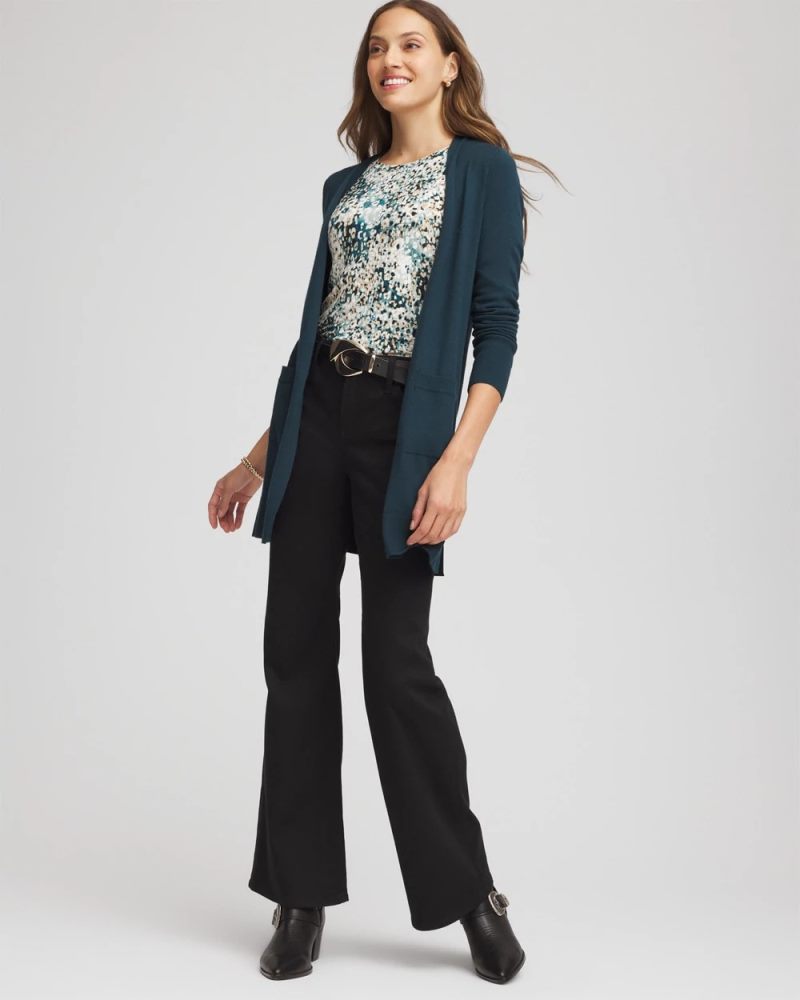 Chicos Touch of Cool™ Layering Tee - TEAL SHADOW