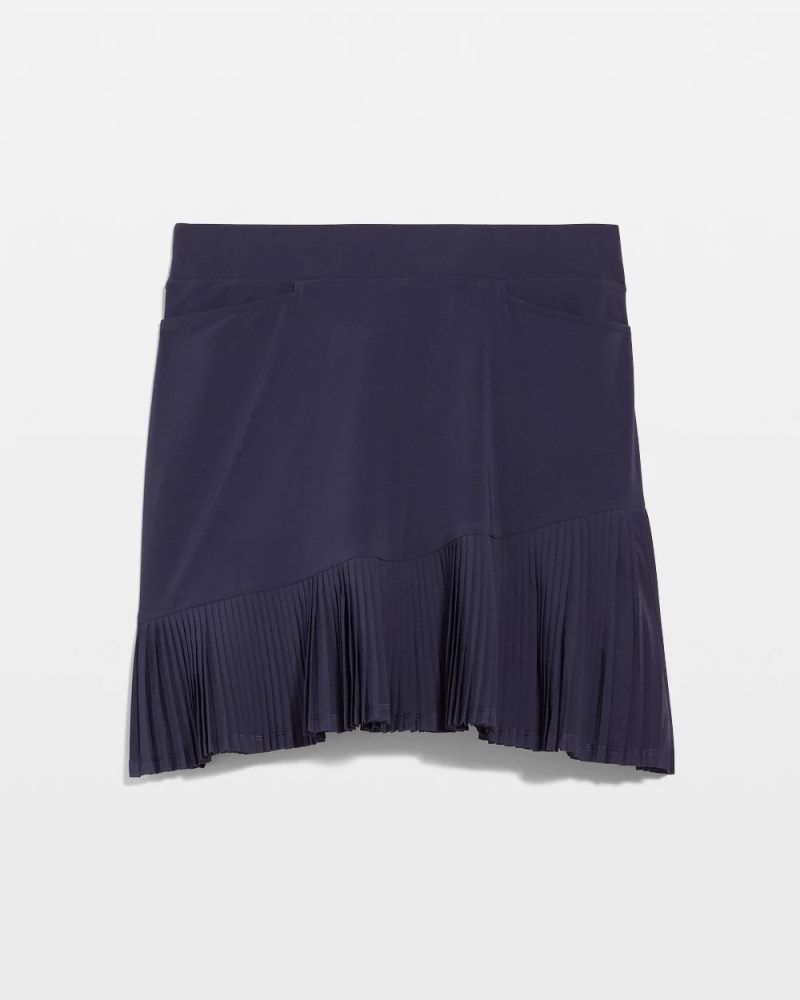 Chicos Zenergy® UPF Pleated Skort - PASSPORT BLUE