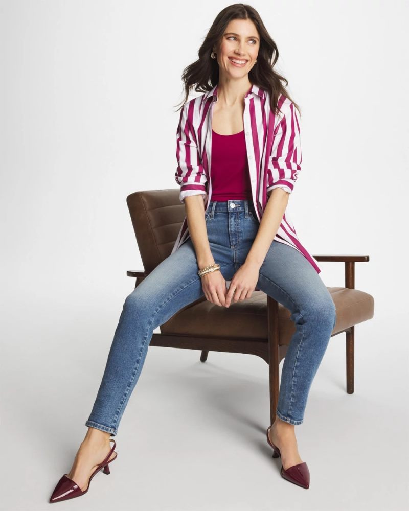 Chicos Skinny Ankle Jeans - EVELYN INDIGO