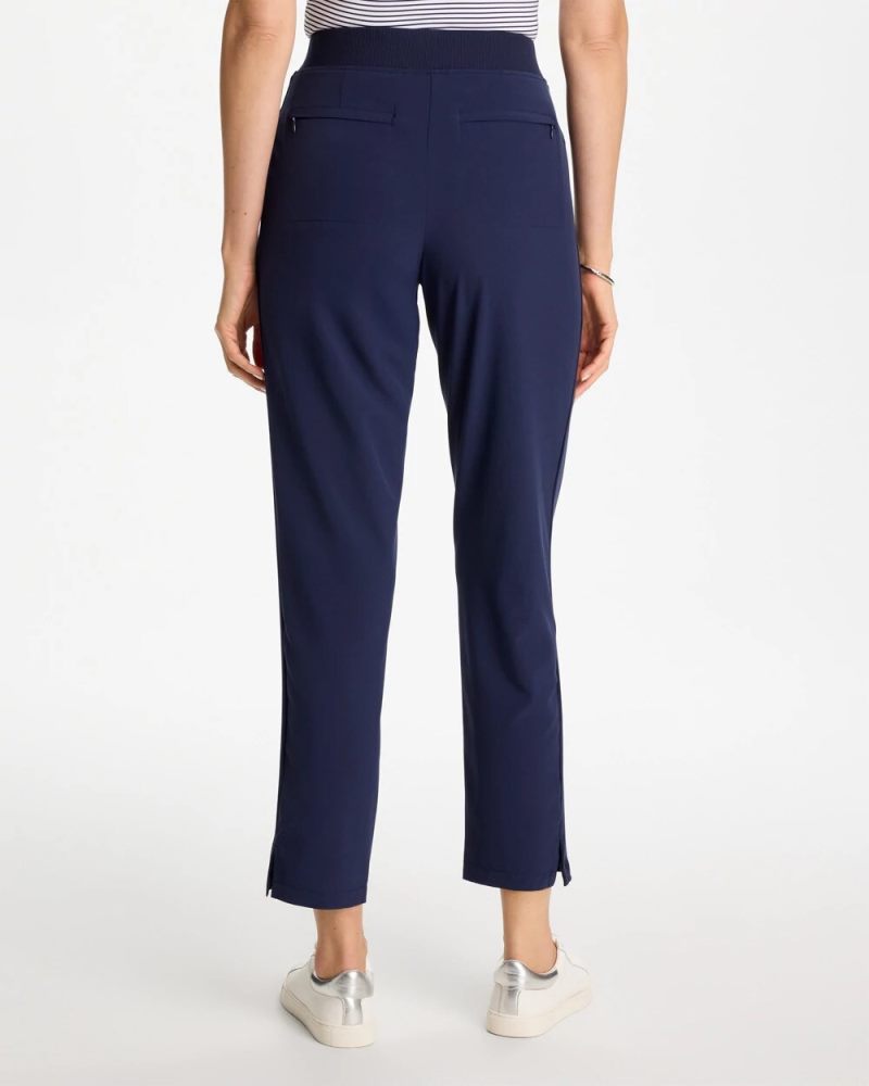Chicos Zenergy® UPF Rib Mix Ankle Pants - PASSPORT BLUE