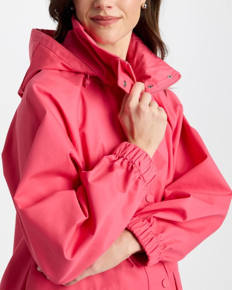 Chicos Zenergy® Twill Rain Jacket - BLOSSOM