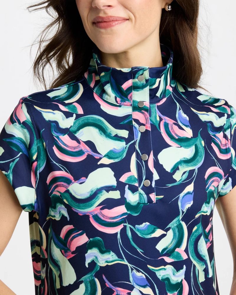 Chicos Zenergy® UPF Blooms Polo Dress - BLOSSOM