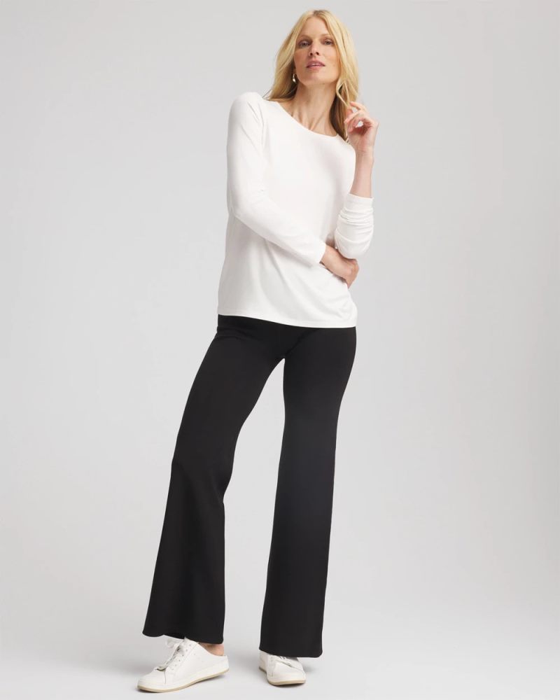 Chicos Zenergy® Flared Leggings - BLACK