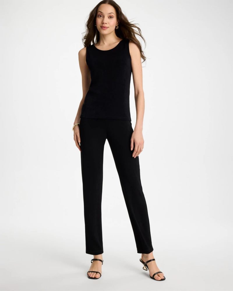 Chicos Travelers™ Essential Slim Pants - BLACK