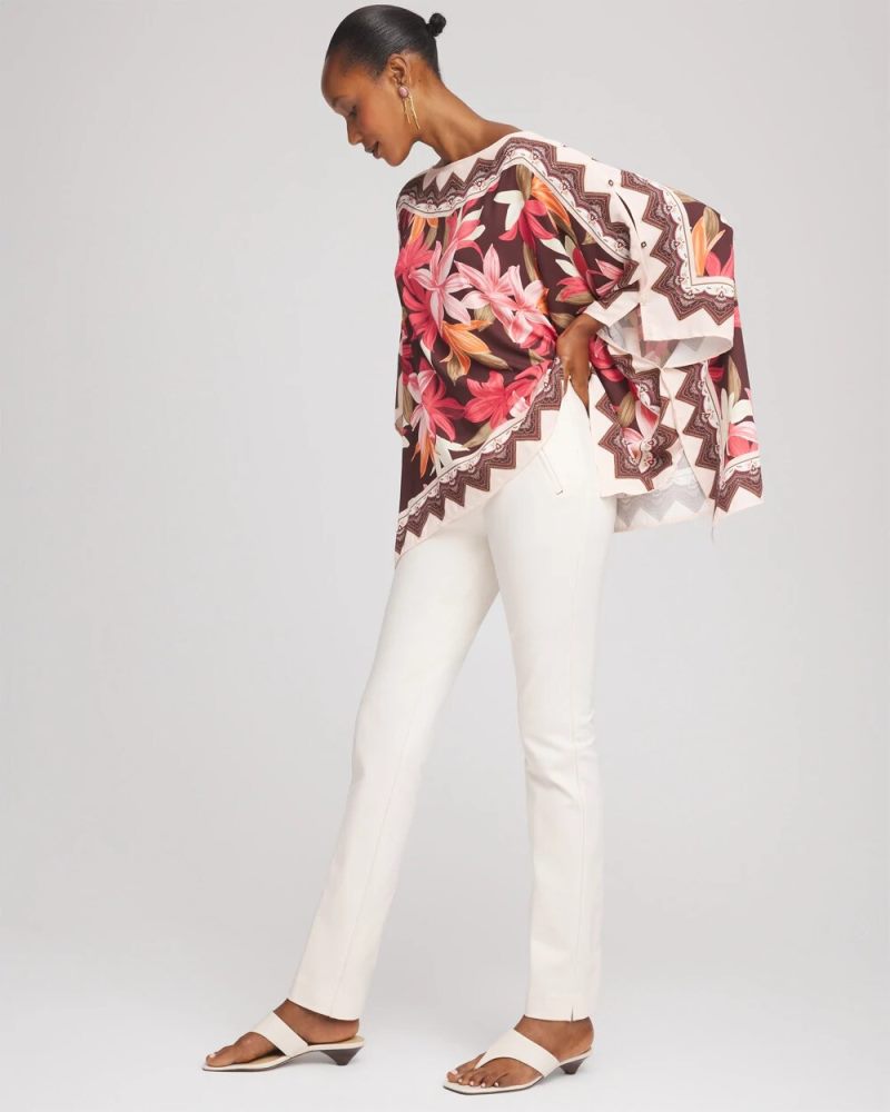 Chicos Juliet Slim Trim Detail Pants - ENGLISH CREAM