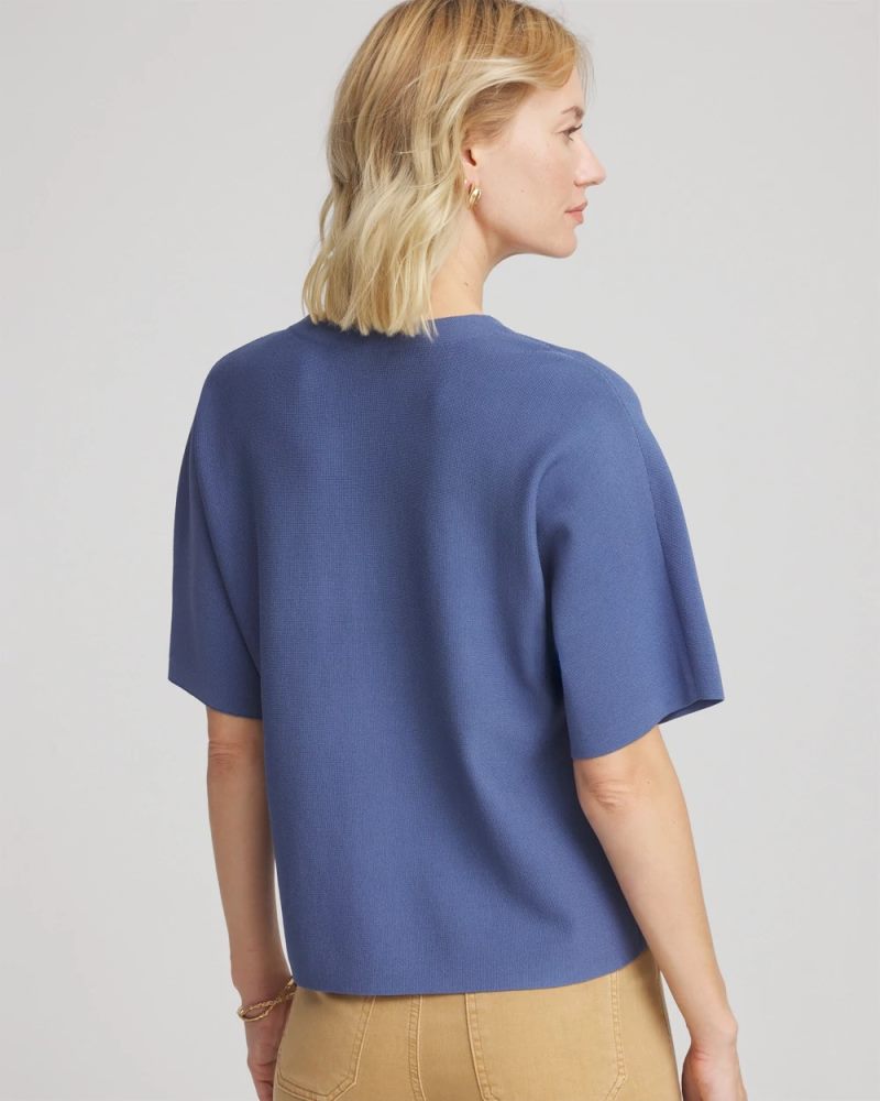 Chicos Dolman Cardigan - BLUE LOTUS