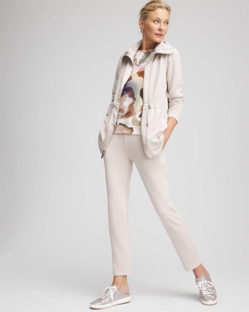 Chicos Zenergy® Soft Ankle Pants - SMOKEY TAUPE