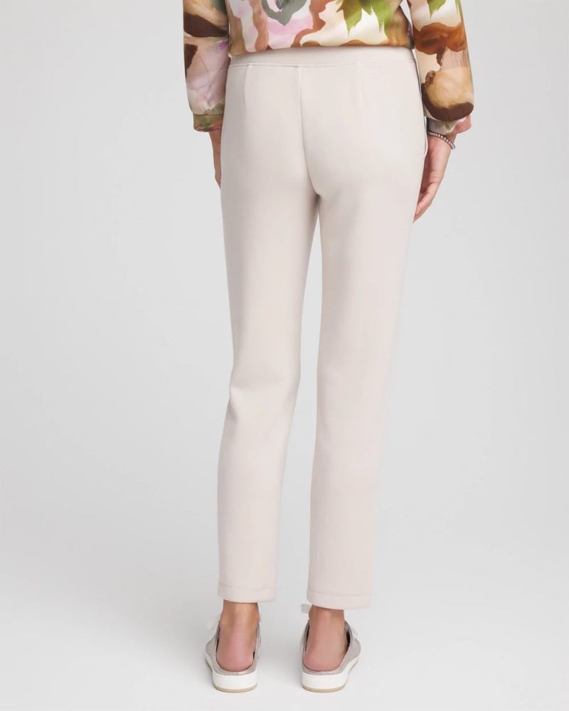 Chicos Zenergy® Soft Ankle Pants - SMOKEY TAUPE