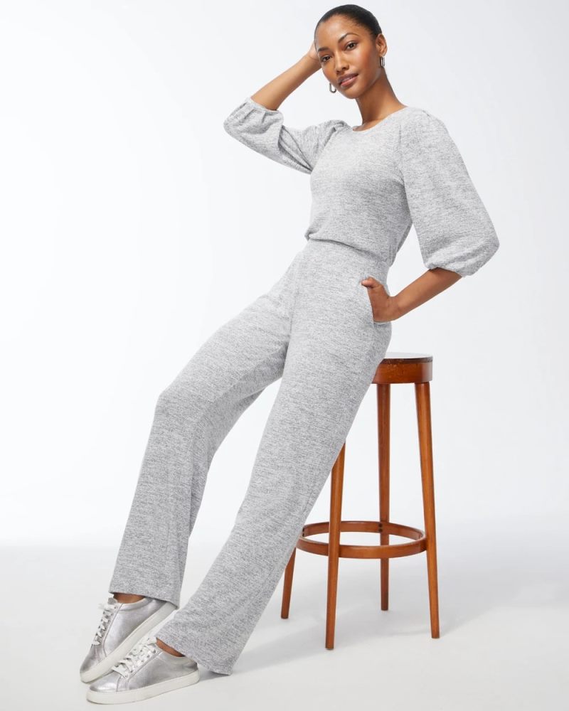 Chicos Zenergy® Soft Essentials Pants - SALT AND PEPPER