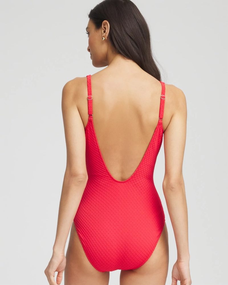 Chicos Gottex Saint-Tropez One Piece - RED