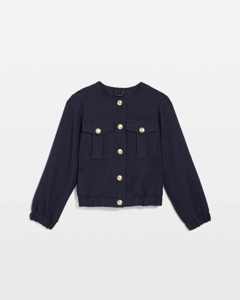 Chicos Tweed Lady Jacket - MIDNIGHT WATERS