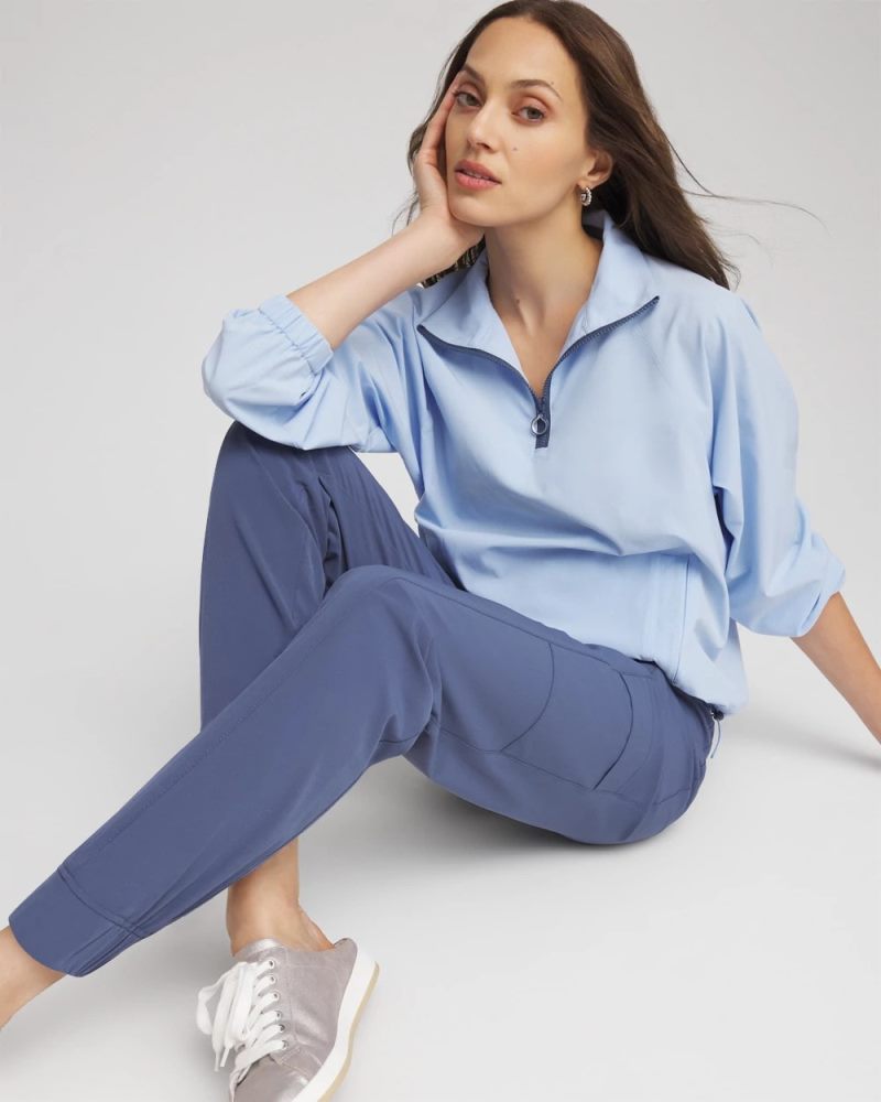 Chicos Zenergy® UPF Cargo Ankle Pants - CANYON BLUE