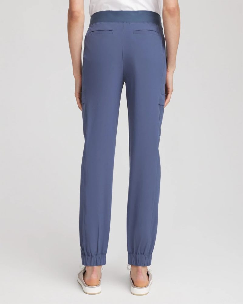 Chicos Zenergy® UPF Cargo Ankle Pants - CANYON BLUE