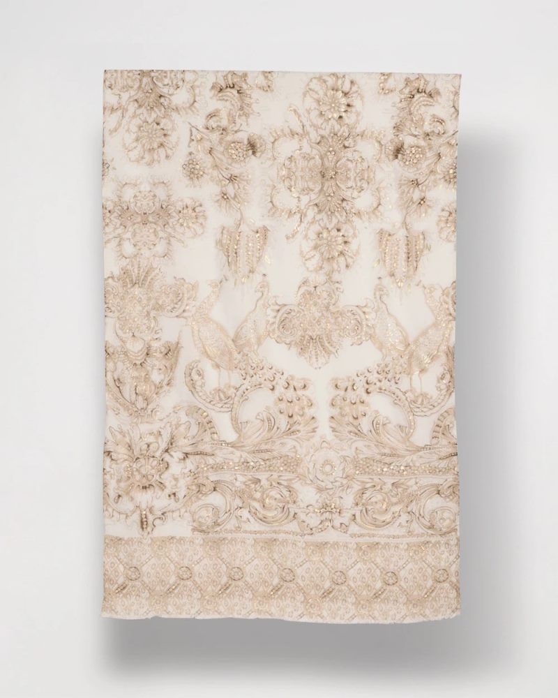 Chicos Foiled Oblong Scarf - NEUTRAL