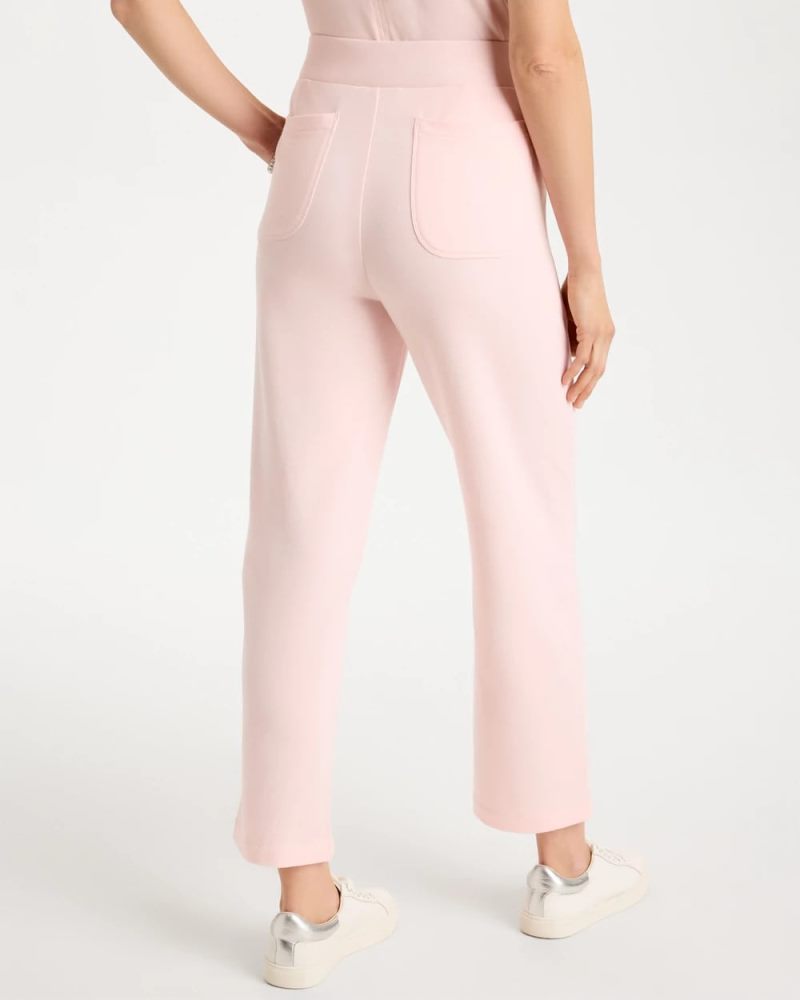 Chicos Zenergy® French Terry Cropped Pants - PINK LOTUS