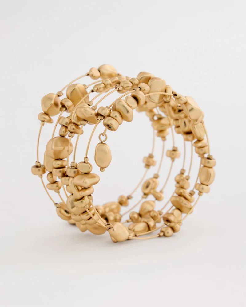 Chicos Goldtone Coil Bracelet - GOLD