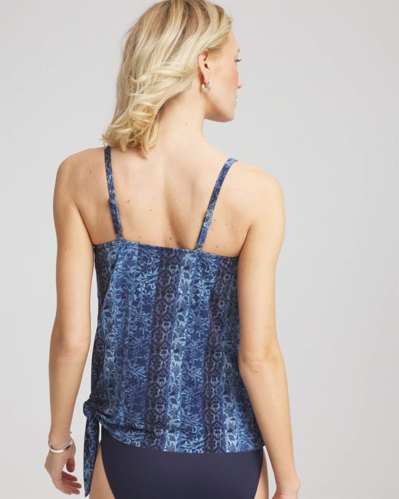 Chicos Magicsuit® Via Roma Alex Tankini - BLUE MULTI