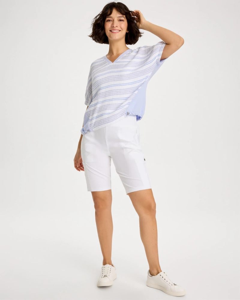 Chicos Zenergy® UPF Shorts - ALABASTER