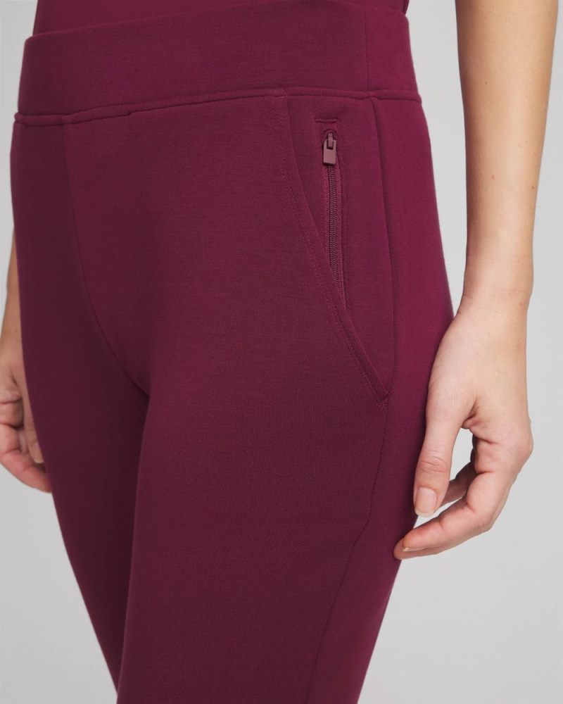 Chicos Zenergy® Soft Ankle Pants - DEEP CHIANTI