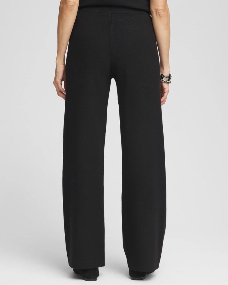 Chicos Zenergy® Luxe Side Stripe Ankle Pants - BLACK