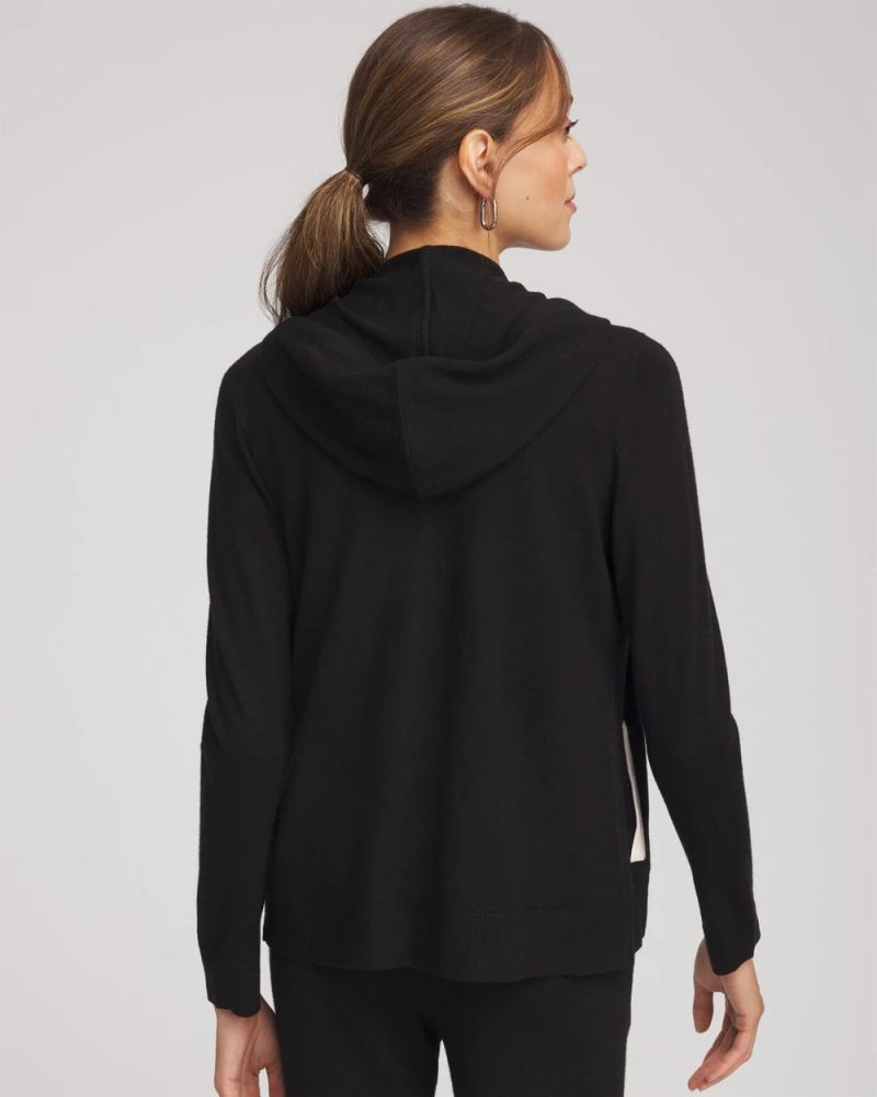Chicos Zenergy® Luxe Cashmere-Blend Jacket - BLACK