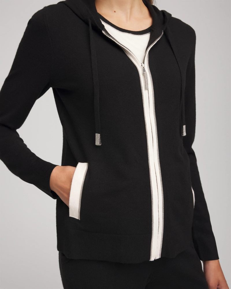 Chicos Zenergy® Luxe Cashmere-Blend Jacket - BLACK
