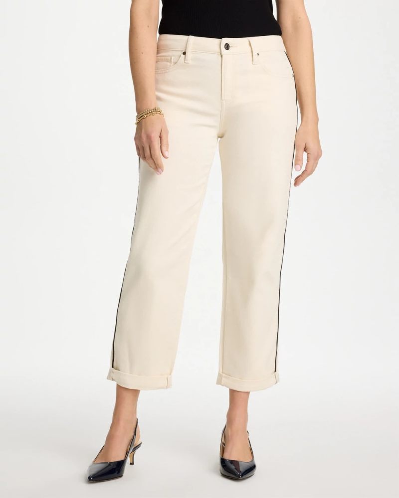 Chicos Relaxed Boyfriend Jean - SEA SALT