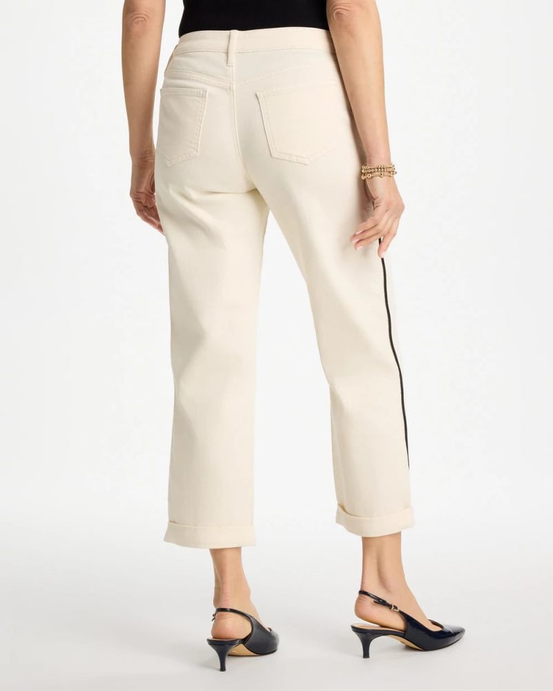 Chicos Relaxed Boyfriend Jean - SEA SALT