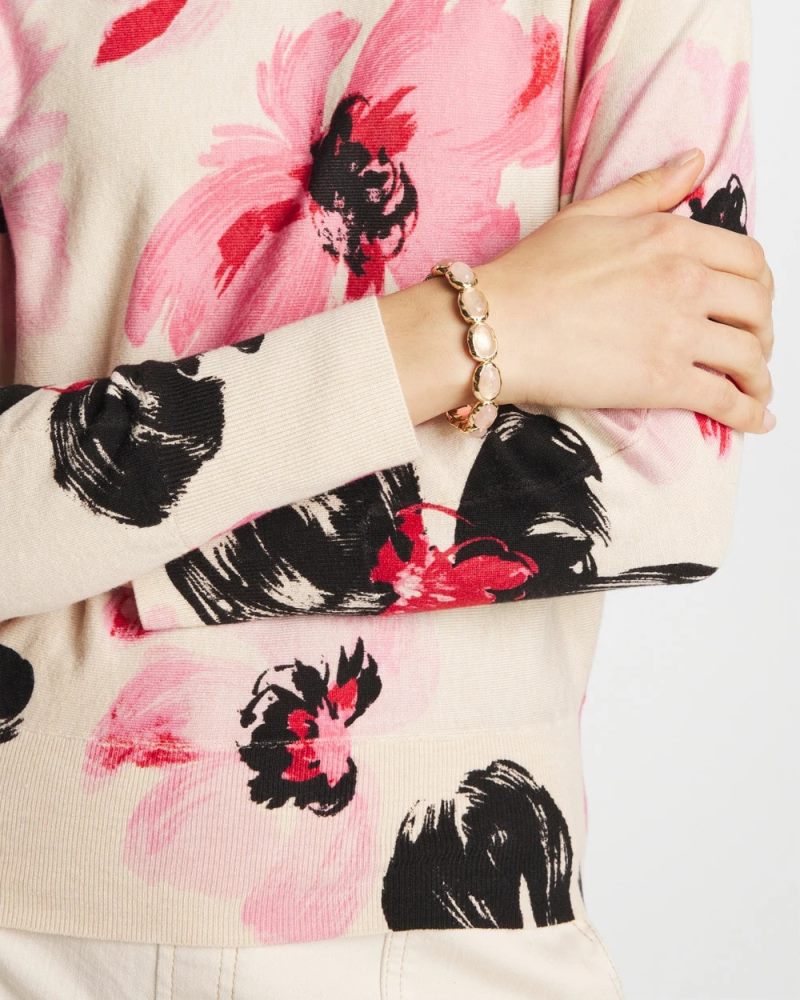 Chicos Blush Large Stretch Bracelet - BLUSH