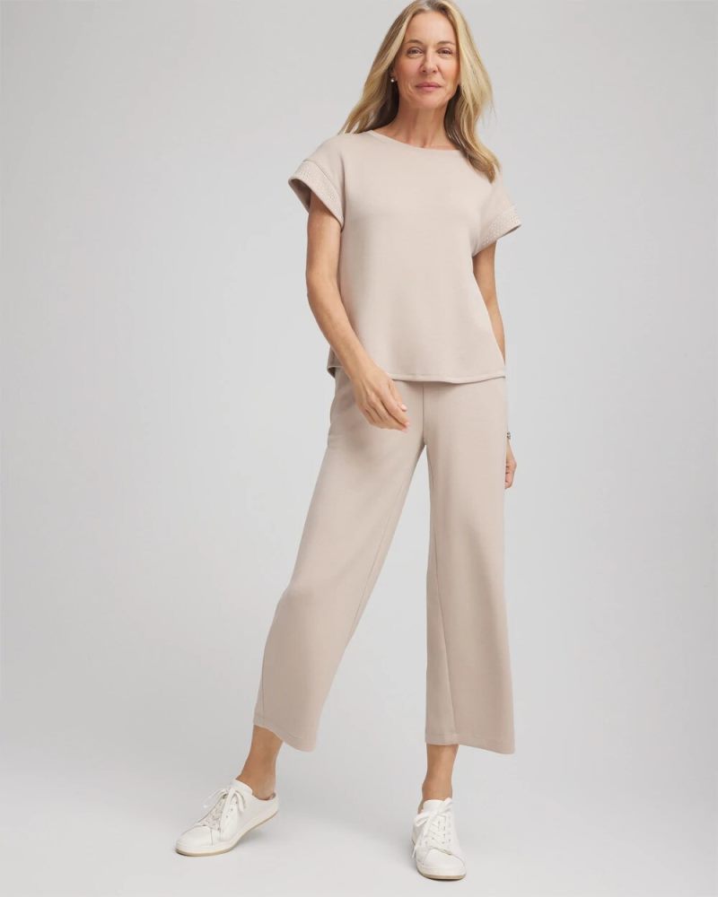 Chicos Zenergy® Cropped Pants - TIBET TAUPE