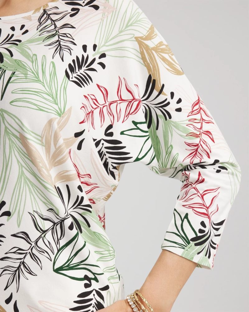 Chicos Touch of Cool™ Tapered Top - ECRU