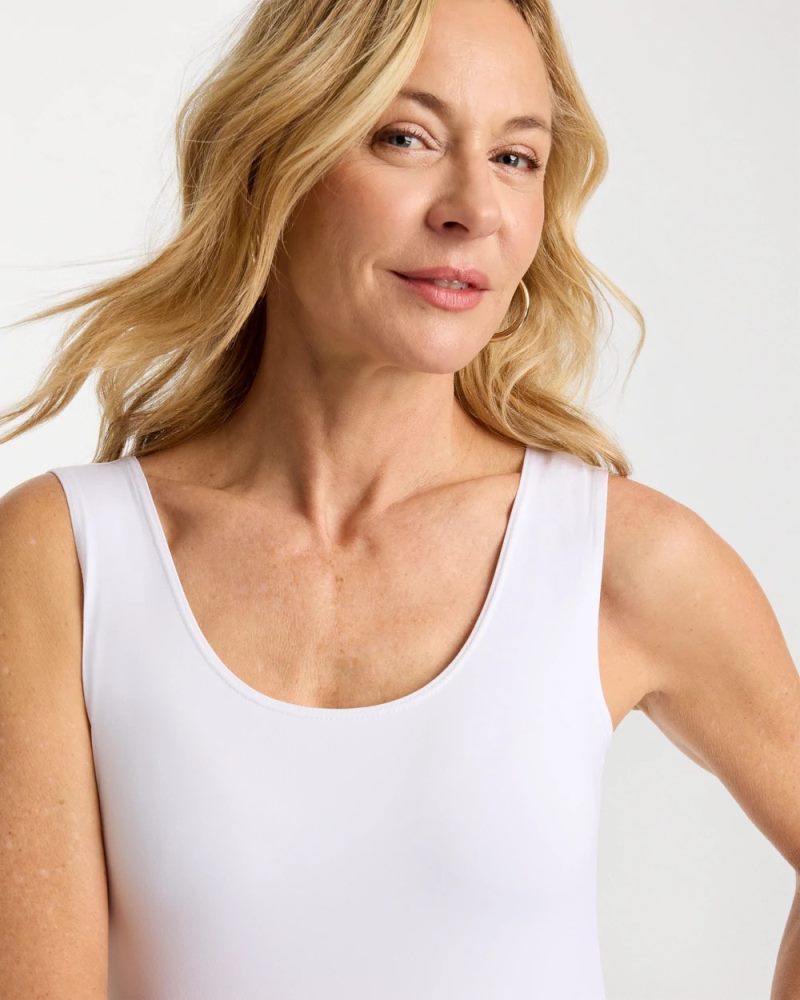 Chicos Microfiber Tank - OPTIC WHITE