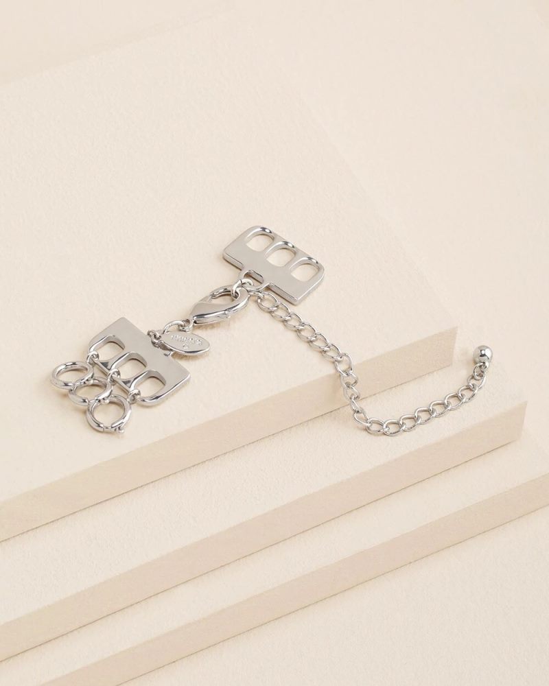 Chicos Silvertone Necklace Converter - SILVER