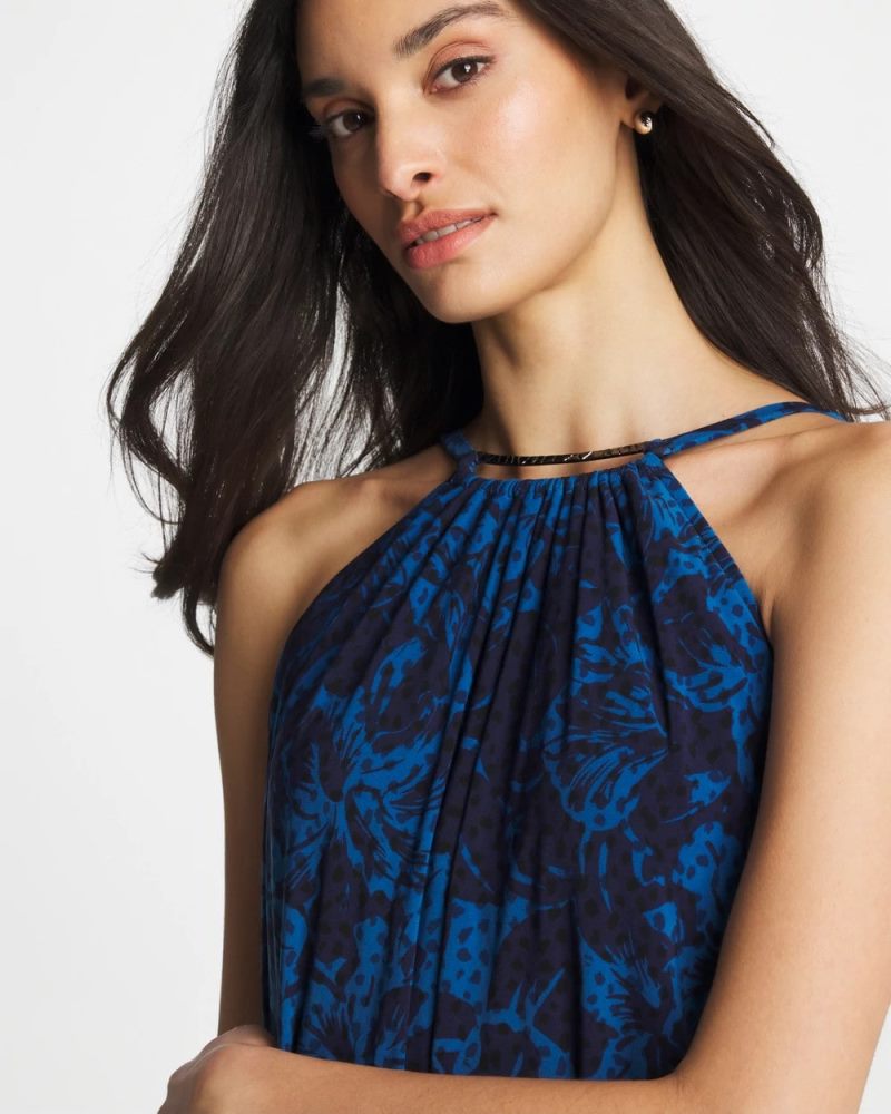 Chicos Magicsuit® Swoon Parker Swim Dress - NAVY